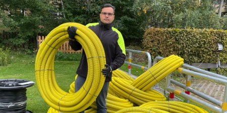 Ronald Domelid, en av grundarna till Chargehome.