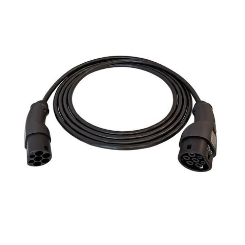 Laddkabel med Teslaknapp, 3 - fas, 20A, 13,8 kW - Chargehome Technology Scandinavia AB